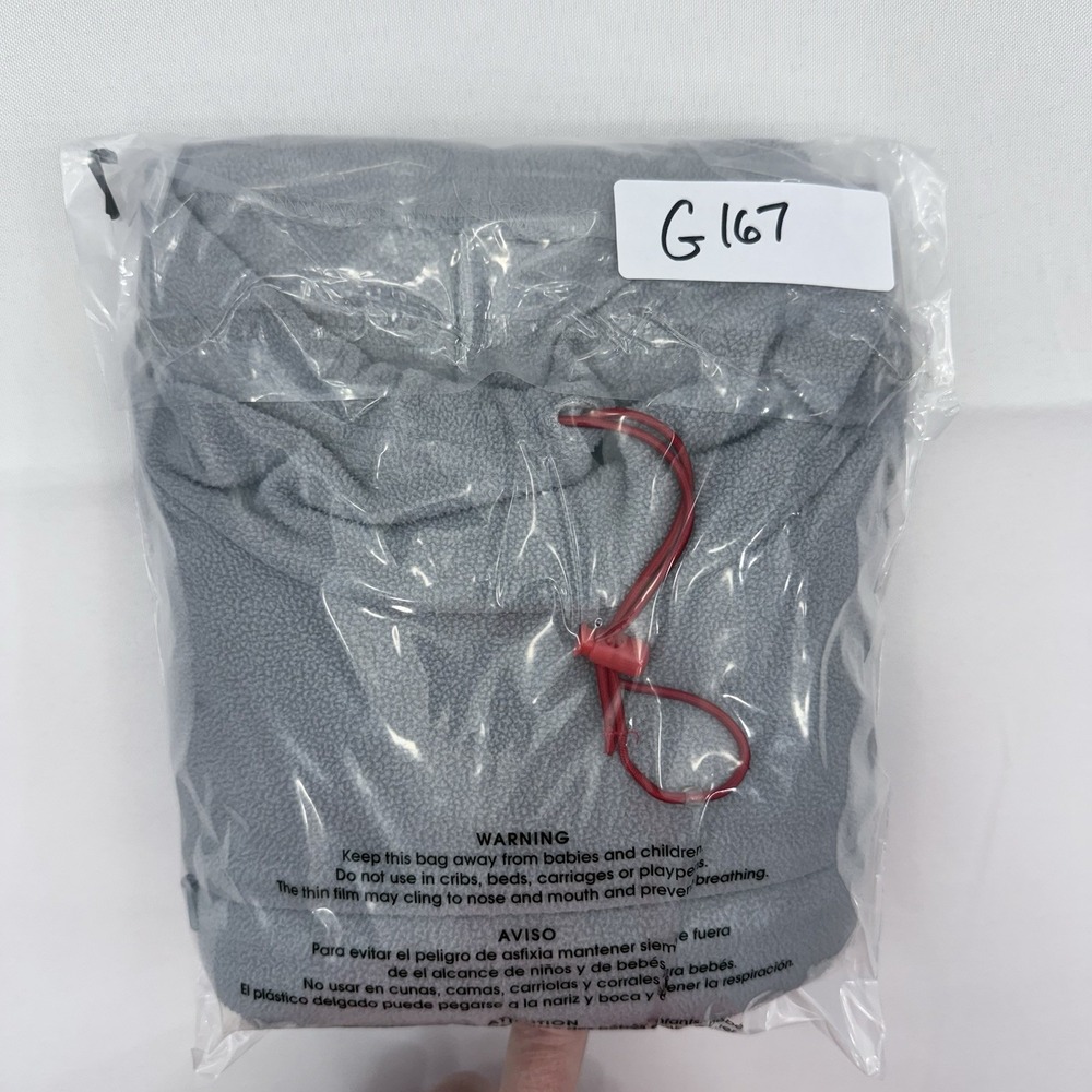 Nike ACG Thermal‎ Layer 2 Fleece Sweatshirt Womens Medium Pullover Pocket Gray - Picture 8 of 10